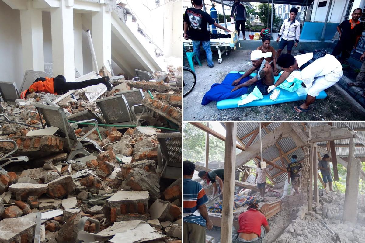 38 Dead as 7.7 Earthquake Topples Buildings in Indonesia