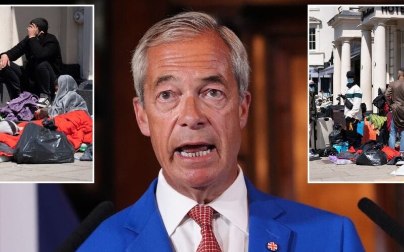 Farage: PM’s homeless plan tells migrants UK benefits are free
