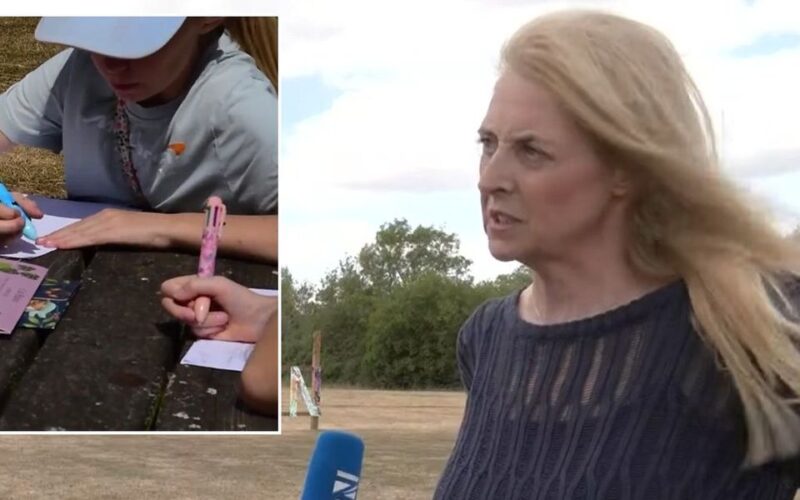 Residents beg Burnham to stop asylum centre as kids write PM