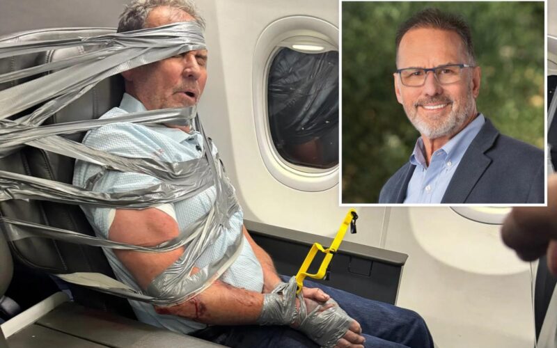 Arizona realtor duct-taped to seat after N-word tirade on flight