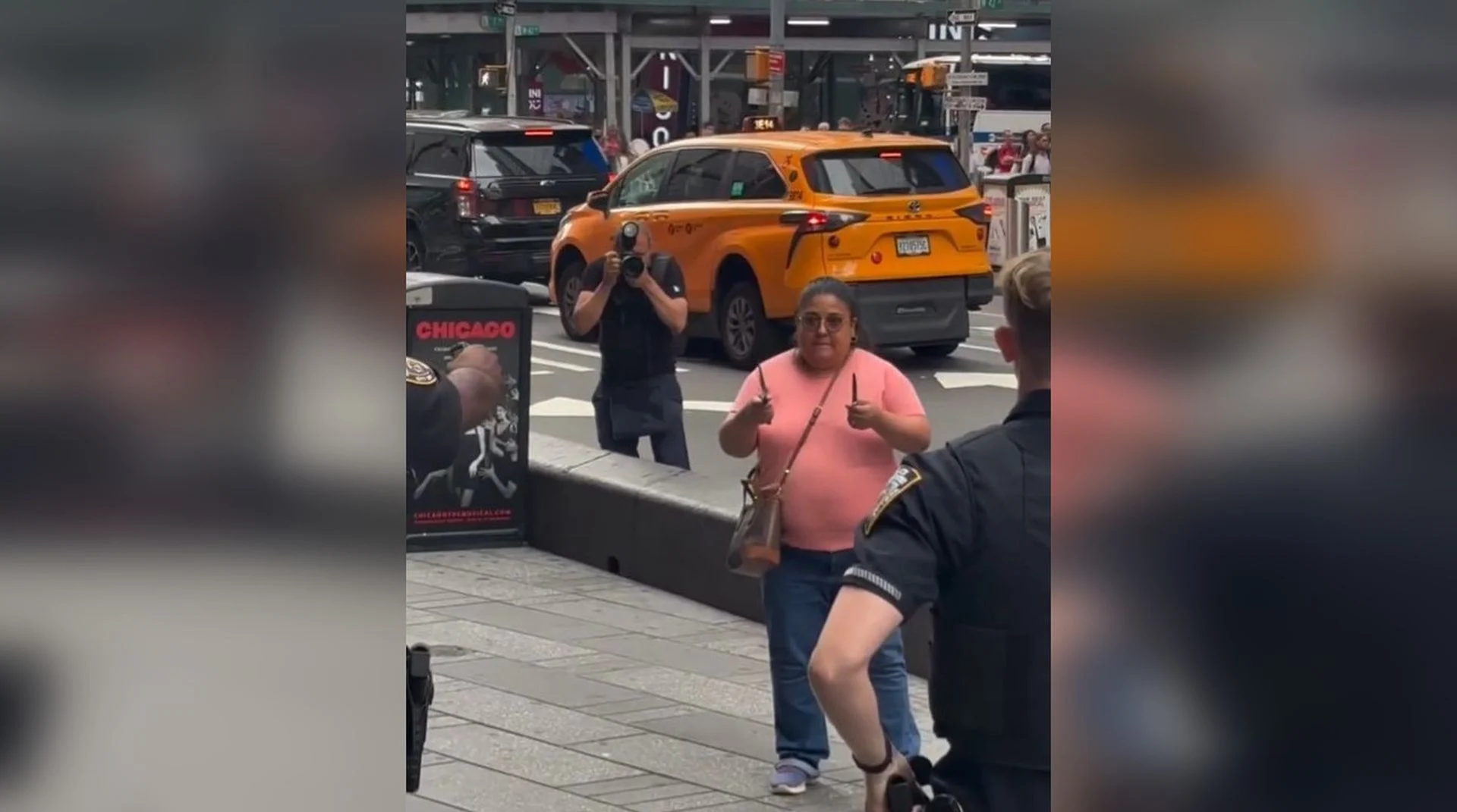 Times Square stabbing attack: Woman knifes two pedestrians