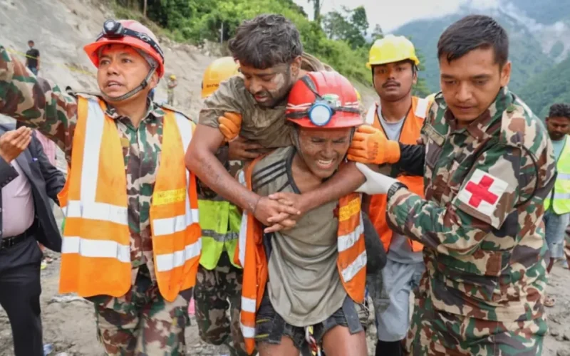 Two Workers Rescued Alive From Collapsed Nepal Tunnel