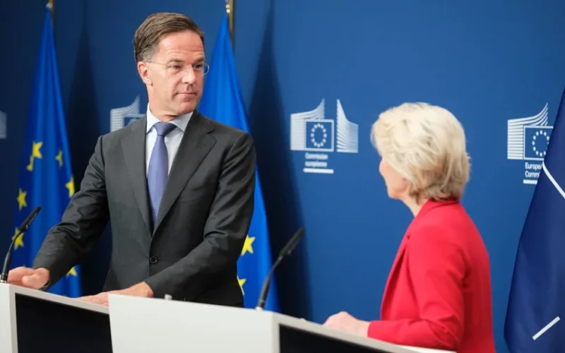 Von der Leyen, Rutte Discuss Russian Hybrid Warfare Threat