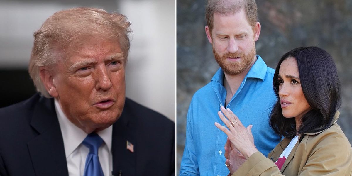 Trump Blasts Harry and Meghan Over Treatment of King Charles